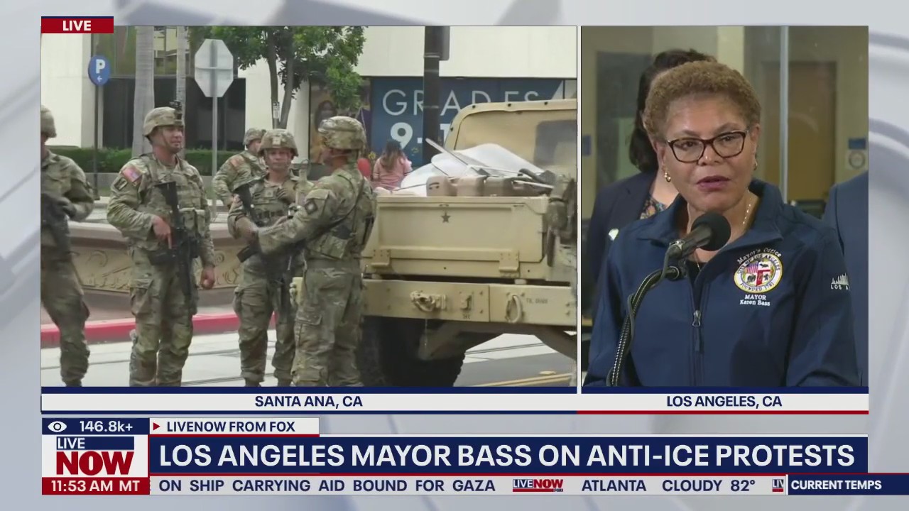 UPDATE: Mayor Bass on anti-ICE protests