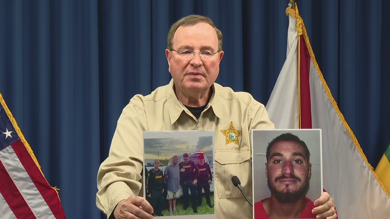 Grady Judd holds press conference after illegal alien attacks federal agent