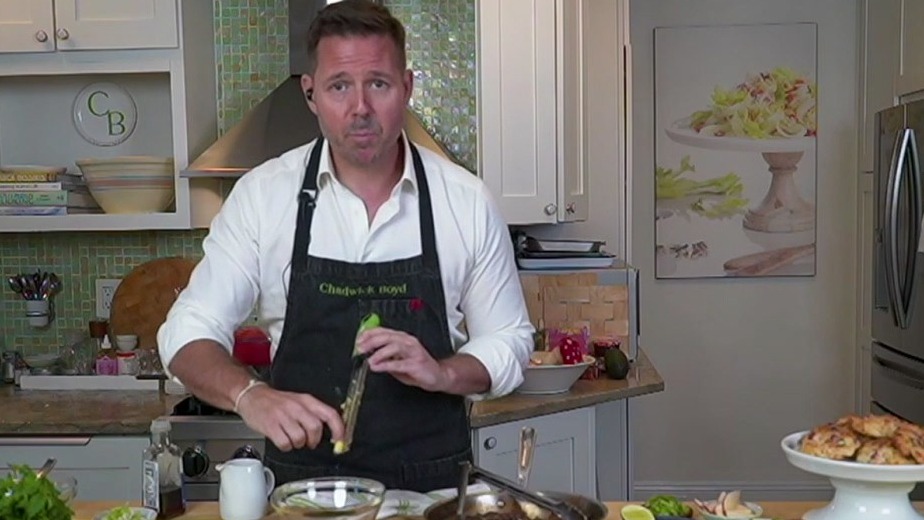 Making tacos with Chadwick Boyd