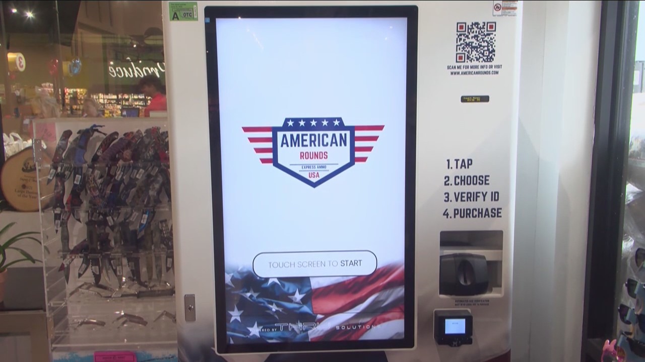 Ammunition vending machines make debut