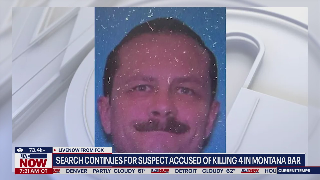 La búsqueda continúa por el hombre acusado de matar a 4 en Montana