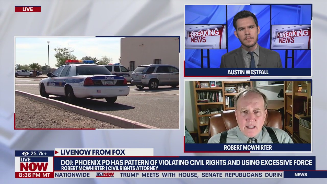 DOJ says Phoenix PD violates civil rights
