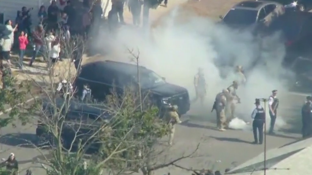 Large crowds tear-gassed by federal agents in Chicago's East Side neighborhood
