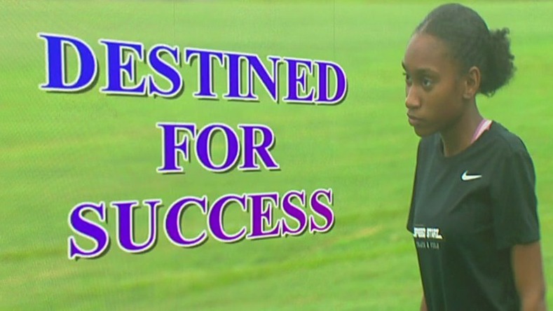 Wesley Chapel girl competing in Junior Olympics