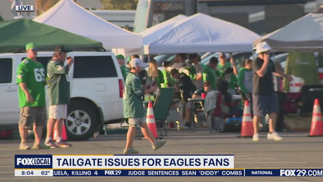 Eagles fans frustrated by new tailgate parking rules at Lincoln Financial Field