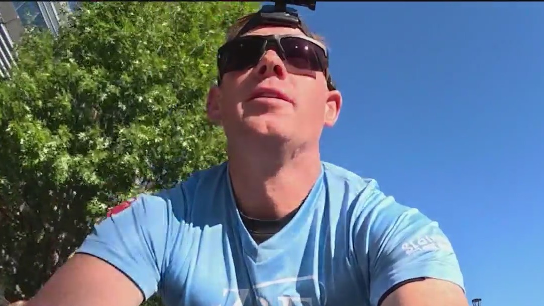 Officer biking to fight child trafficking