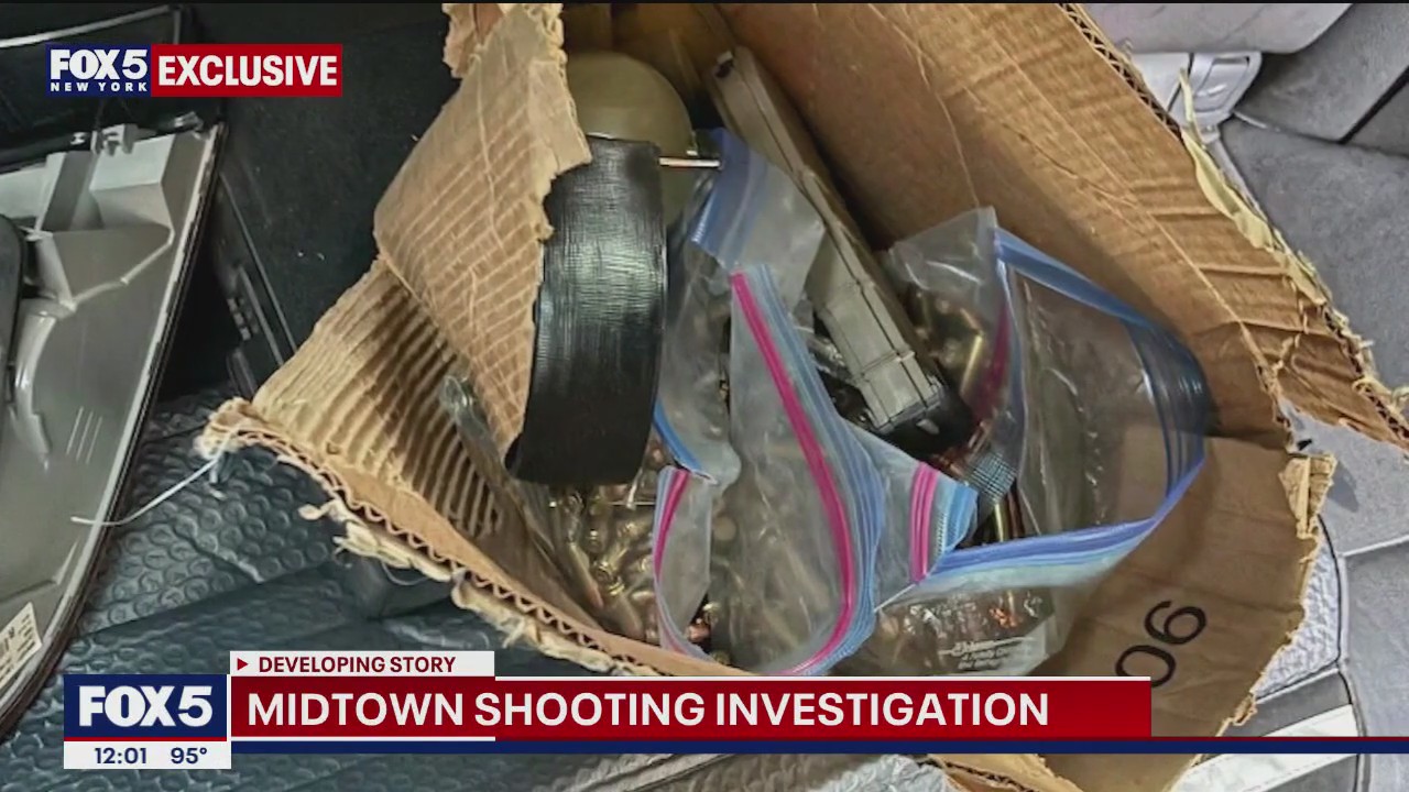 Midtown shooting investigation: Photos from inside gunman's vehicle
