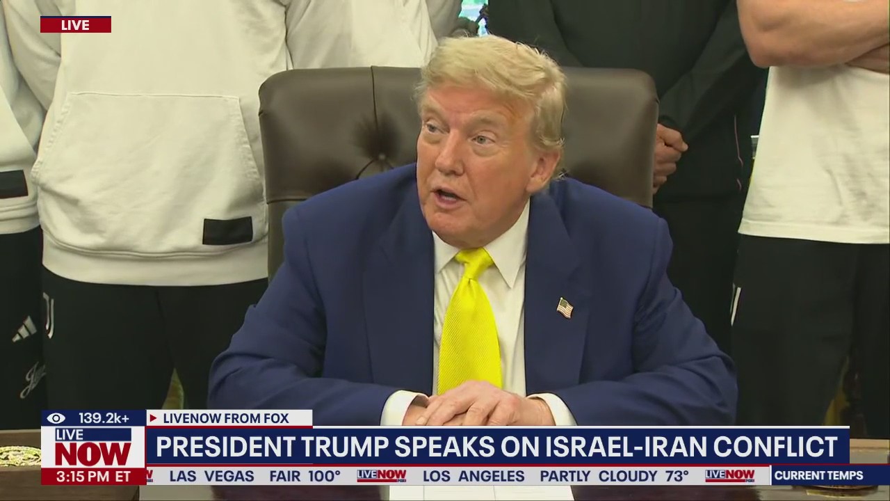 President Trump on Iran: 'time to meet in war room'