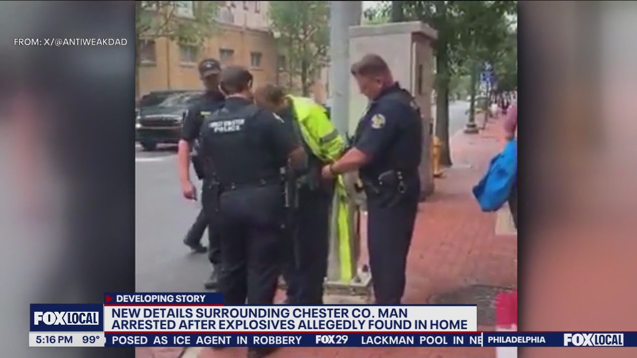 New details after explosives found in home of Chester County man