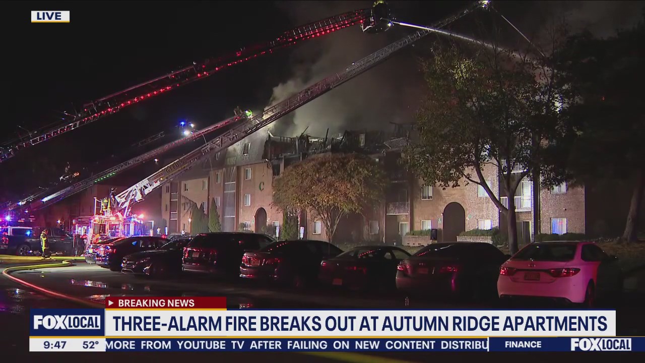 100+ people without a home after massive fire tears through New Jersey apartment complex