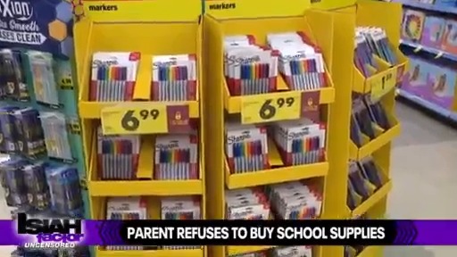 VIDEO: Parent says she refuses to buy school supplies