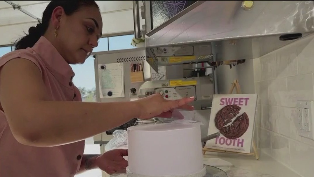 A San Jose cake maker wins a competition by Golden State Valkyries & Chase that promotes women business owners.