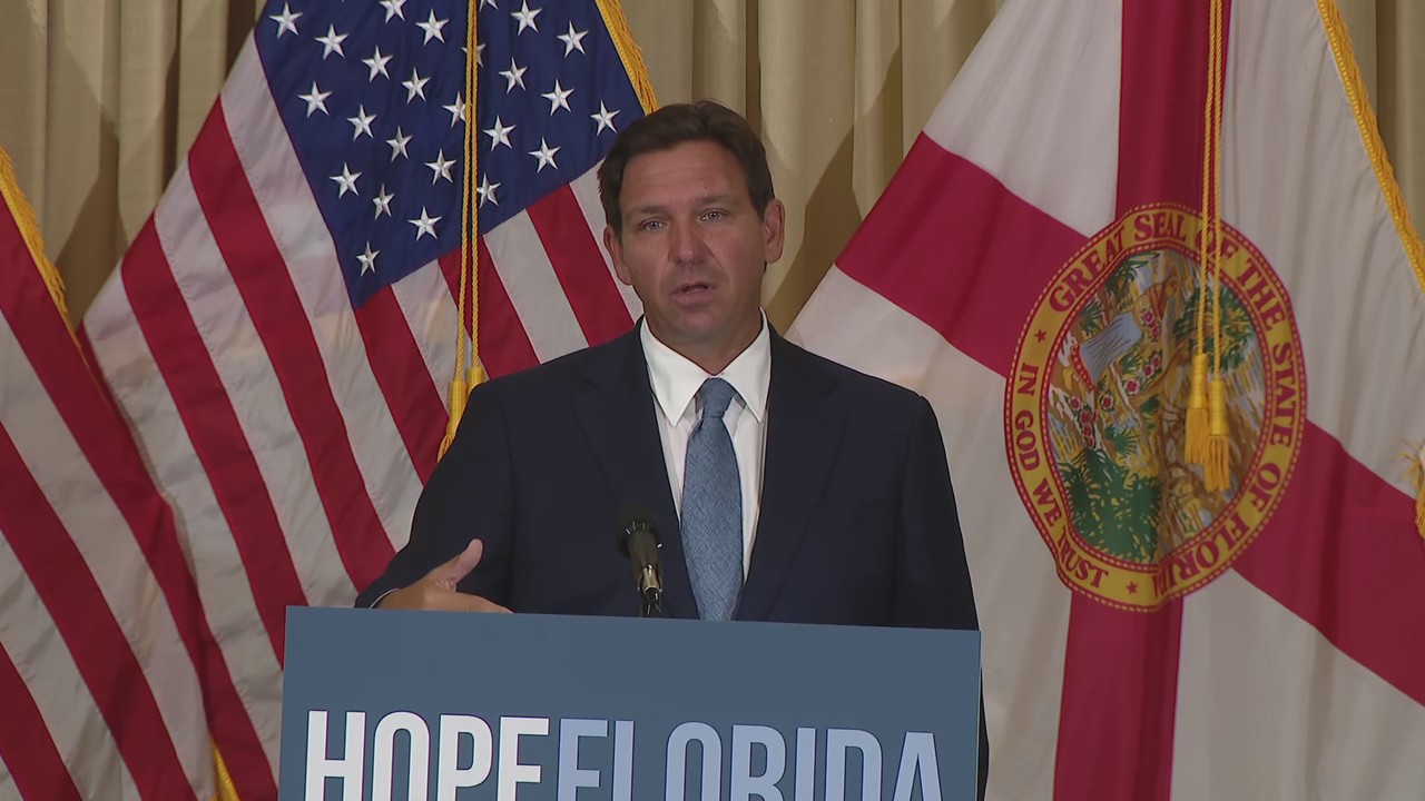Governor DeSantis holds press conference in Tampa