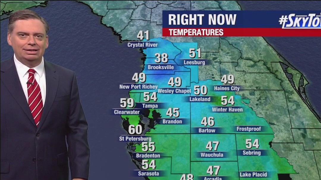 Tampa weather | Monday morning forecast