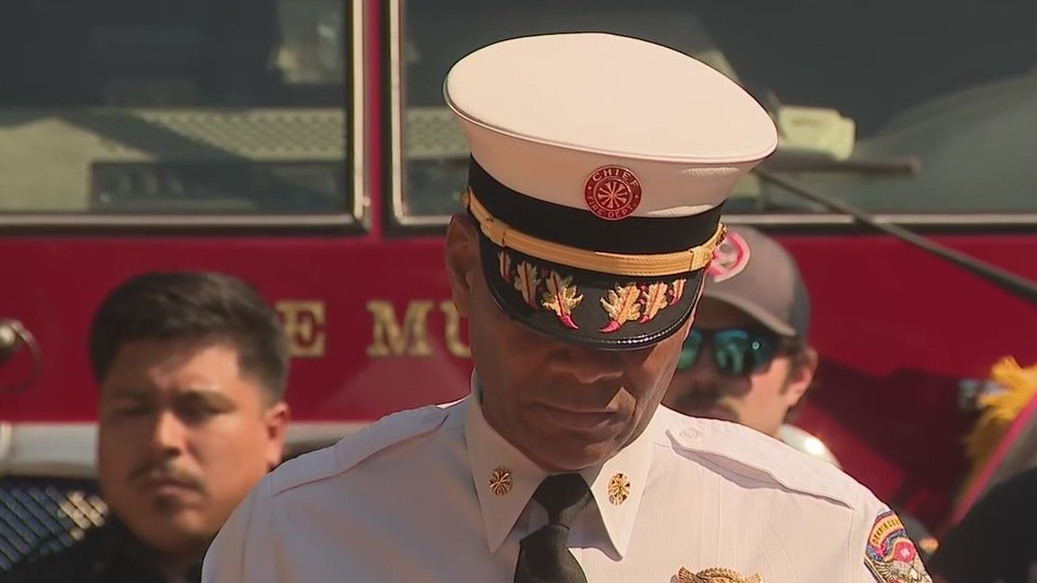 DeKalb County Fire Chief Darnell Fullum talks about fallen firefighter