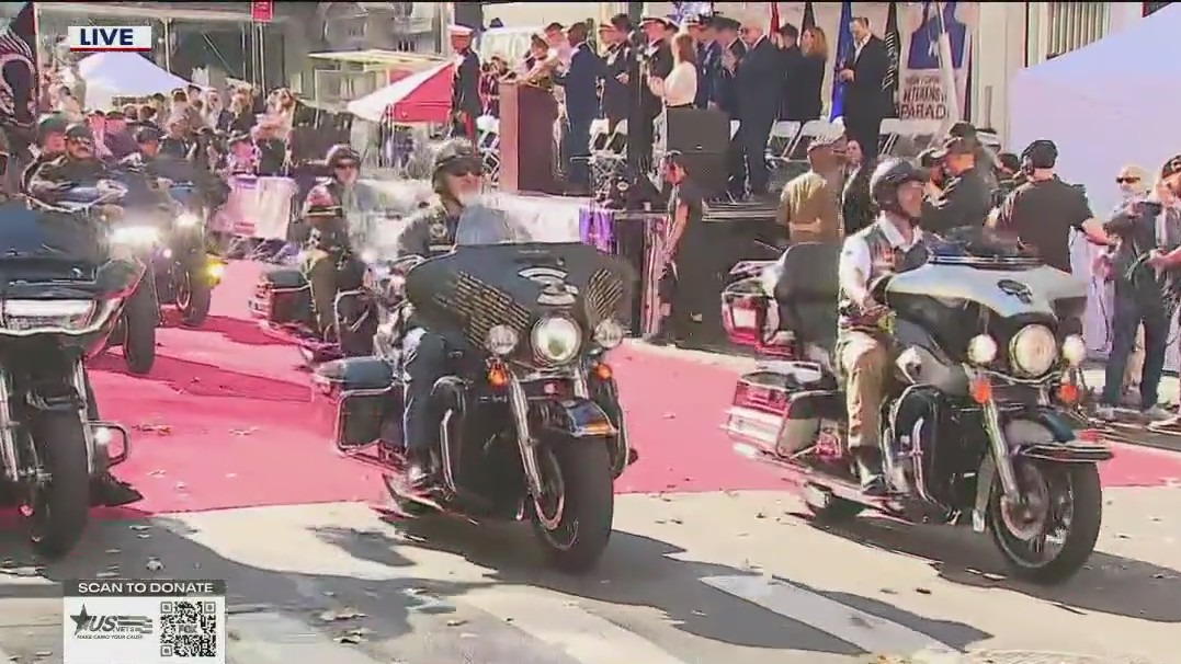 NYC Veterans Day Parade kicks off