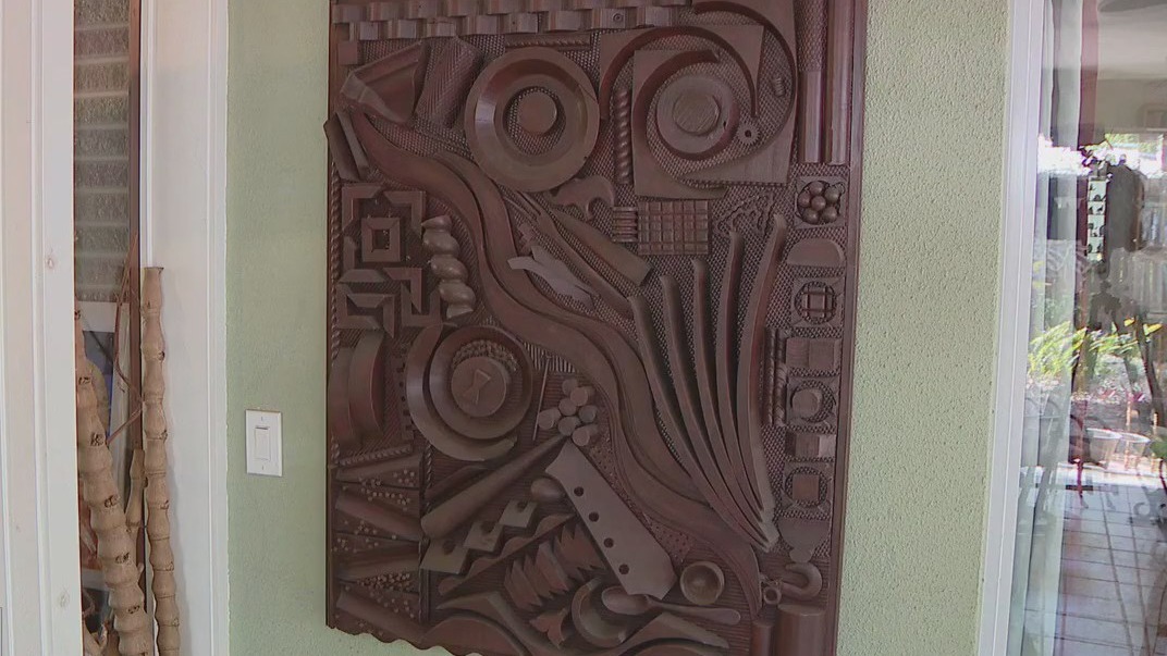 Cardboard artist builds custom creations