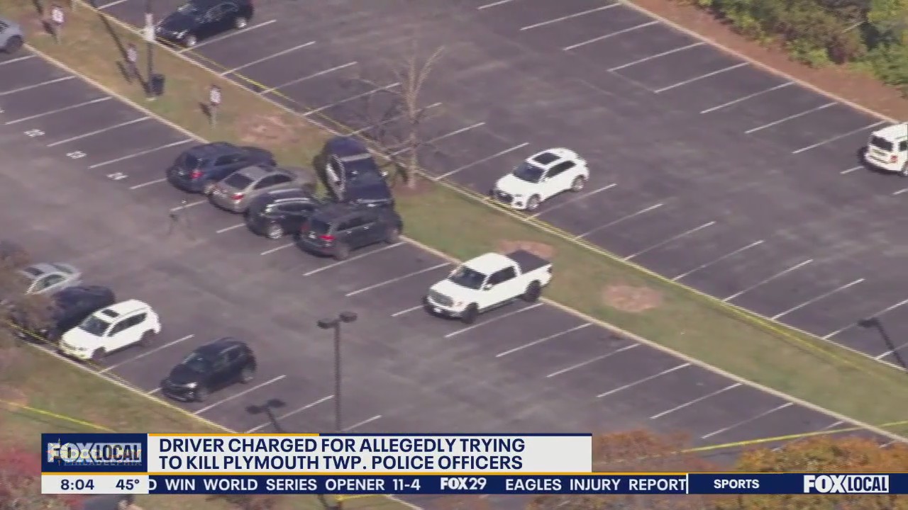 Montgomery County driver charged with attempted murder of police officer