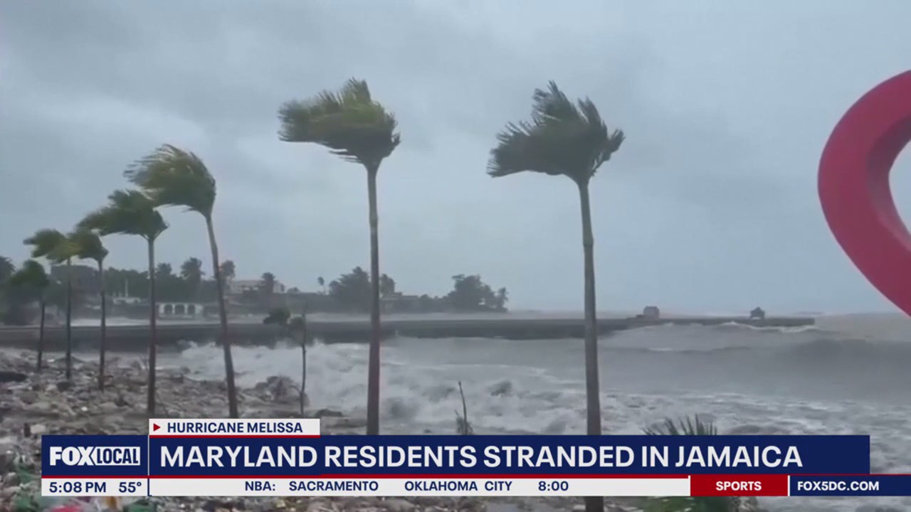 Maryland residents stranded in Jamaica as Hurricane Melissa hits