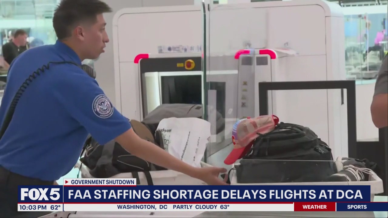 FAA staffing concerns plague DCA amid government shutdown