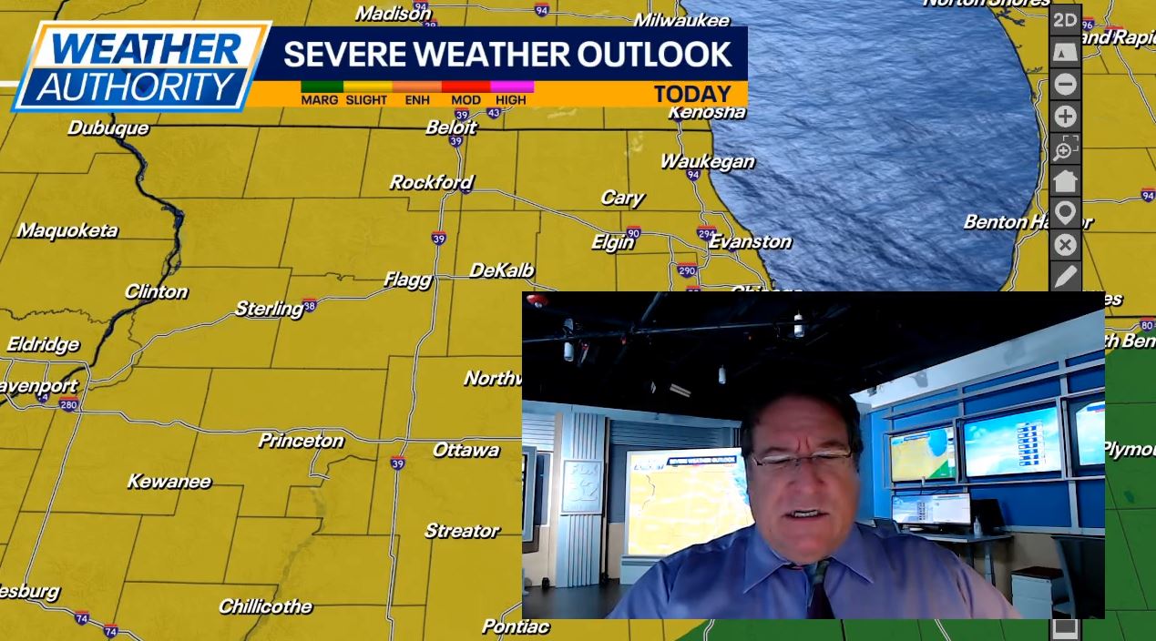 Chicago weather: Severe storms possible tonight