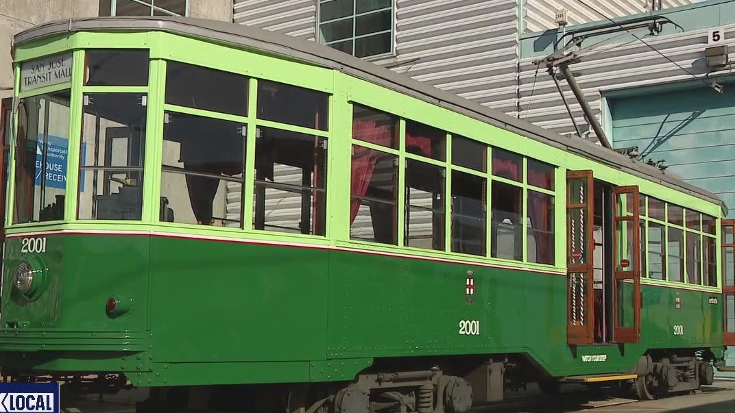 VTA's historic holiday trolley will offer free rides in San Jose for two weekends