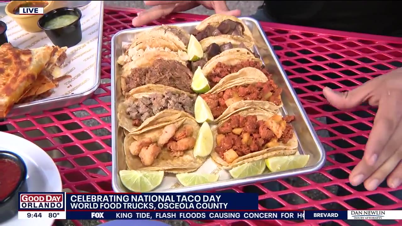 Celebrating National Taco Day at World Food Trucks