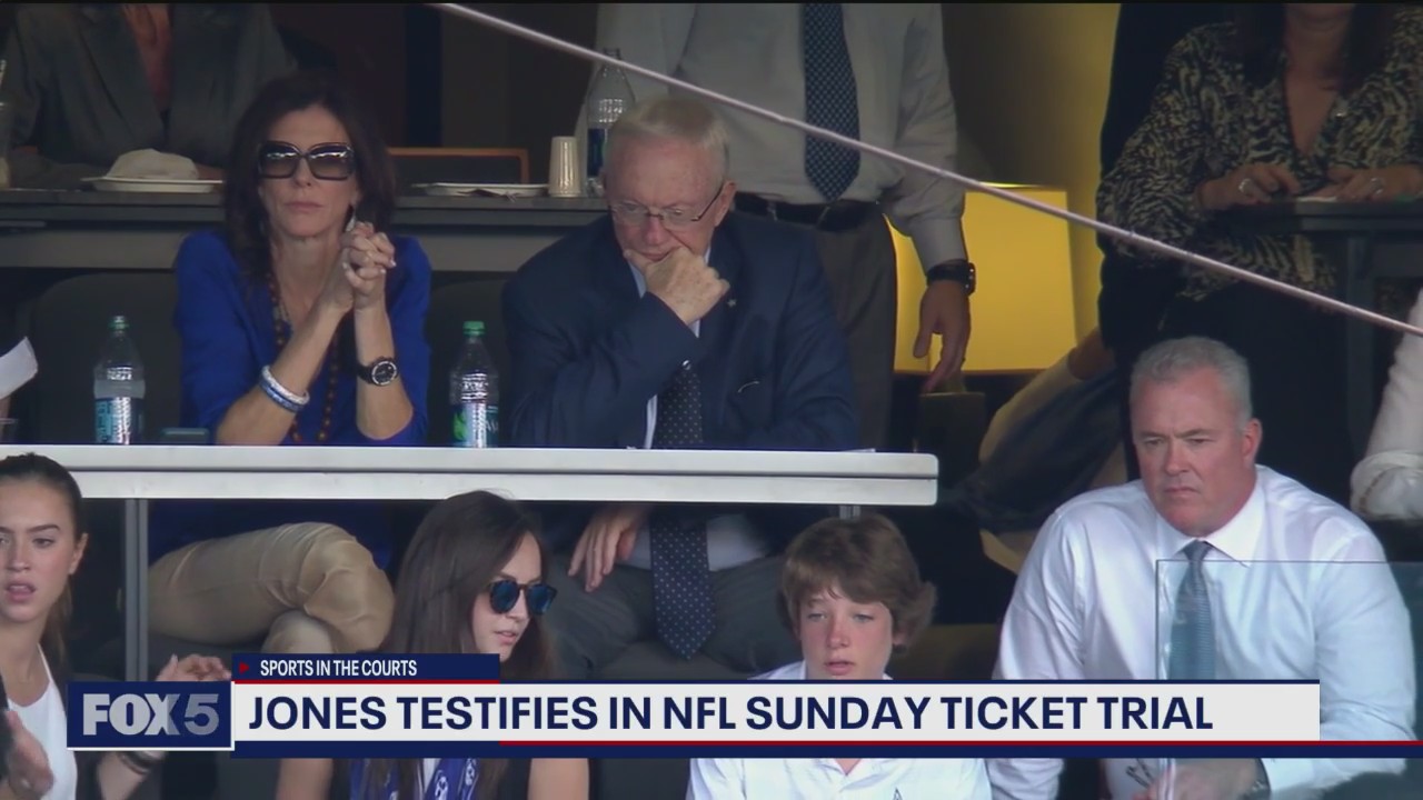 Jerry Jones testifies in the NFL Sunday Ticket trial