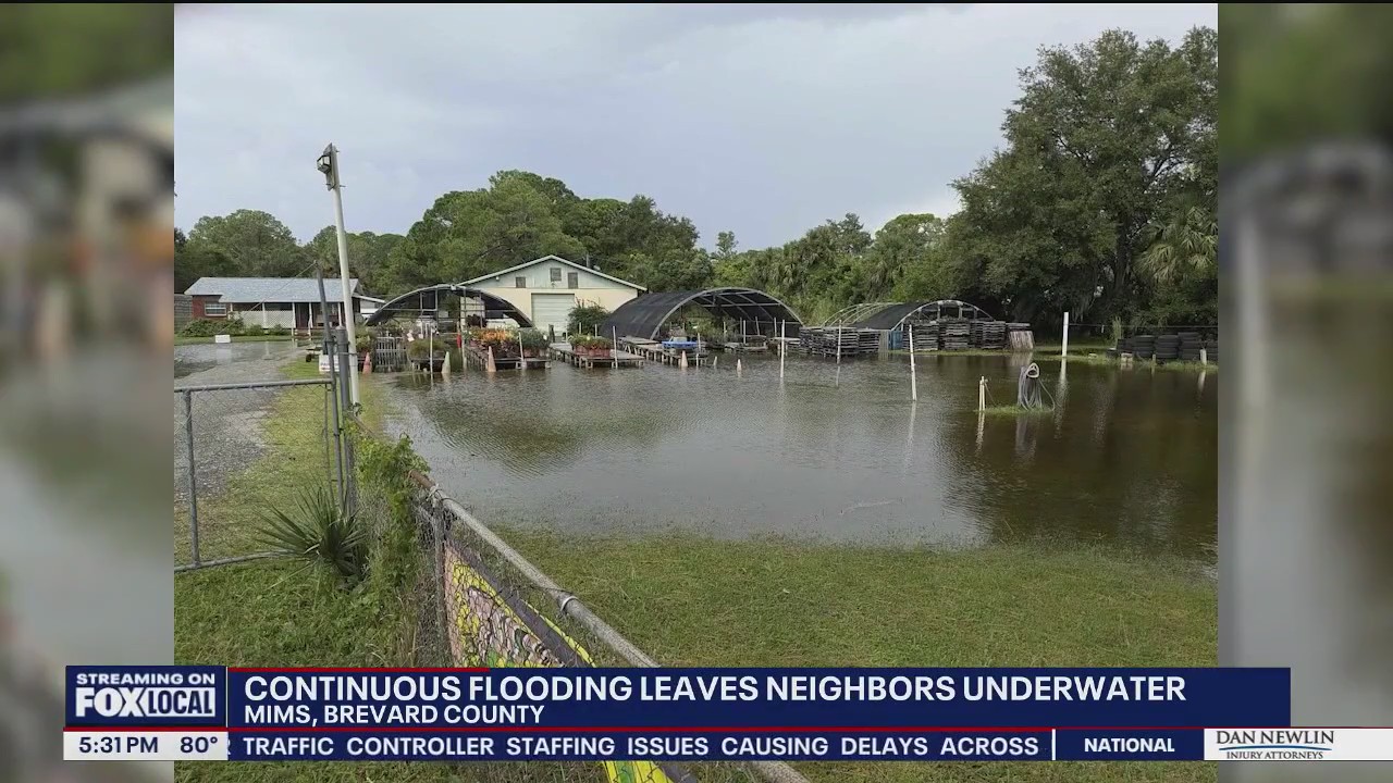 Mims residents demand fixes for constant flooding issues
