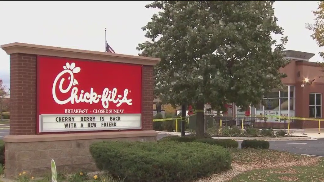1 dead, 1 in custody after suburban Chicago Chick-fil-A shooting