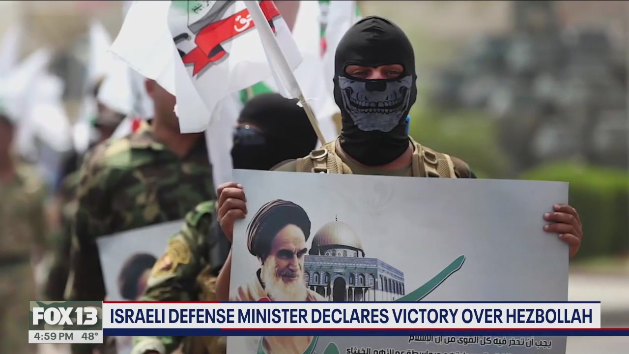 Israeli defense minister declares victory over Hezbollah