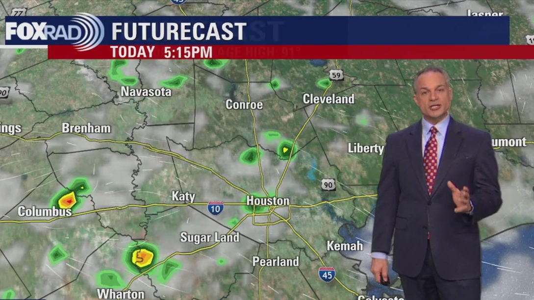 Houston weather: Isolated afternoon rain possible for Monday