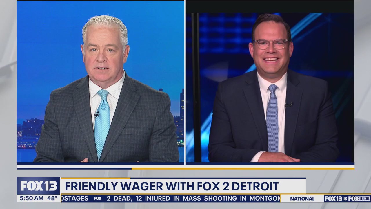 Friendly wager with FOX 2 Detroit
