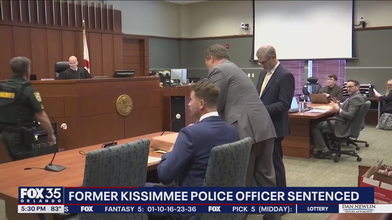 Former Kissimmee police officer sentenced to jail