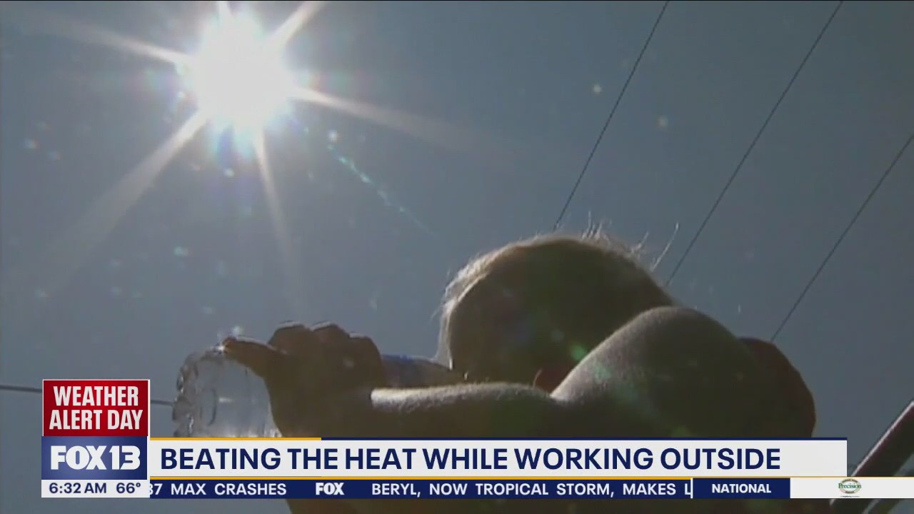 How to beat the heat while working outside