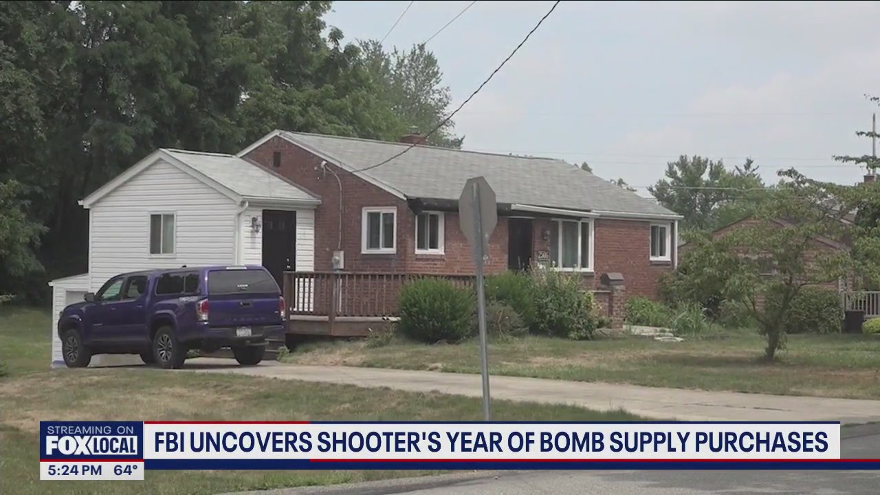 FBI uncovers Trump shooter's year of bomb supply purchases