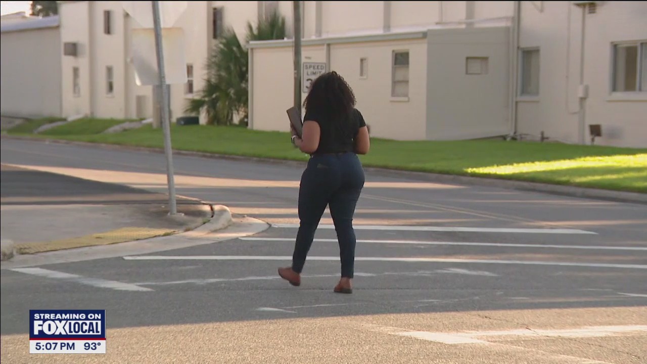 Pedestrian safety campaign ahead of school year