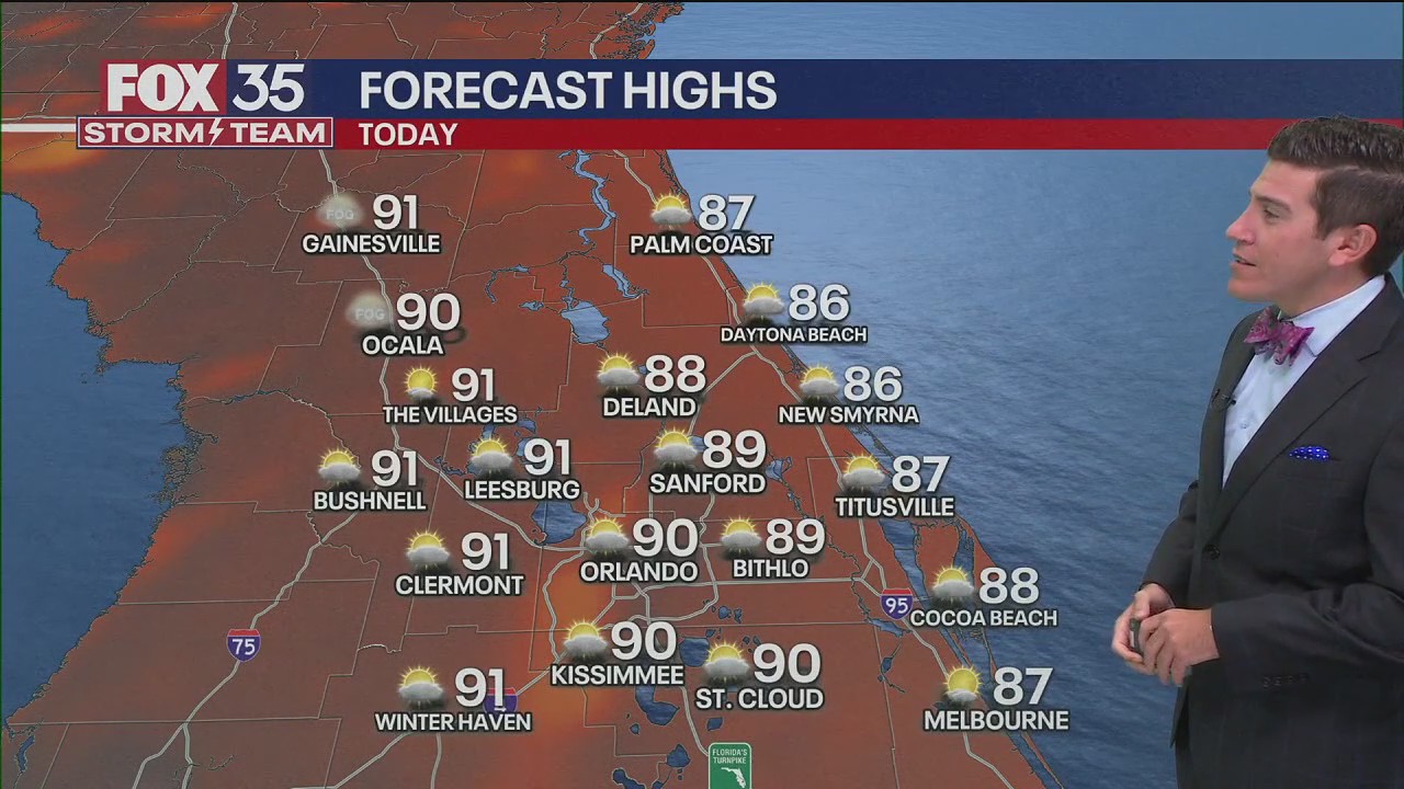 Orlando AM Weather Forecast: September 20, 2025