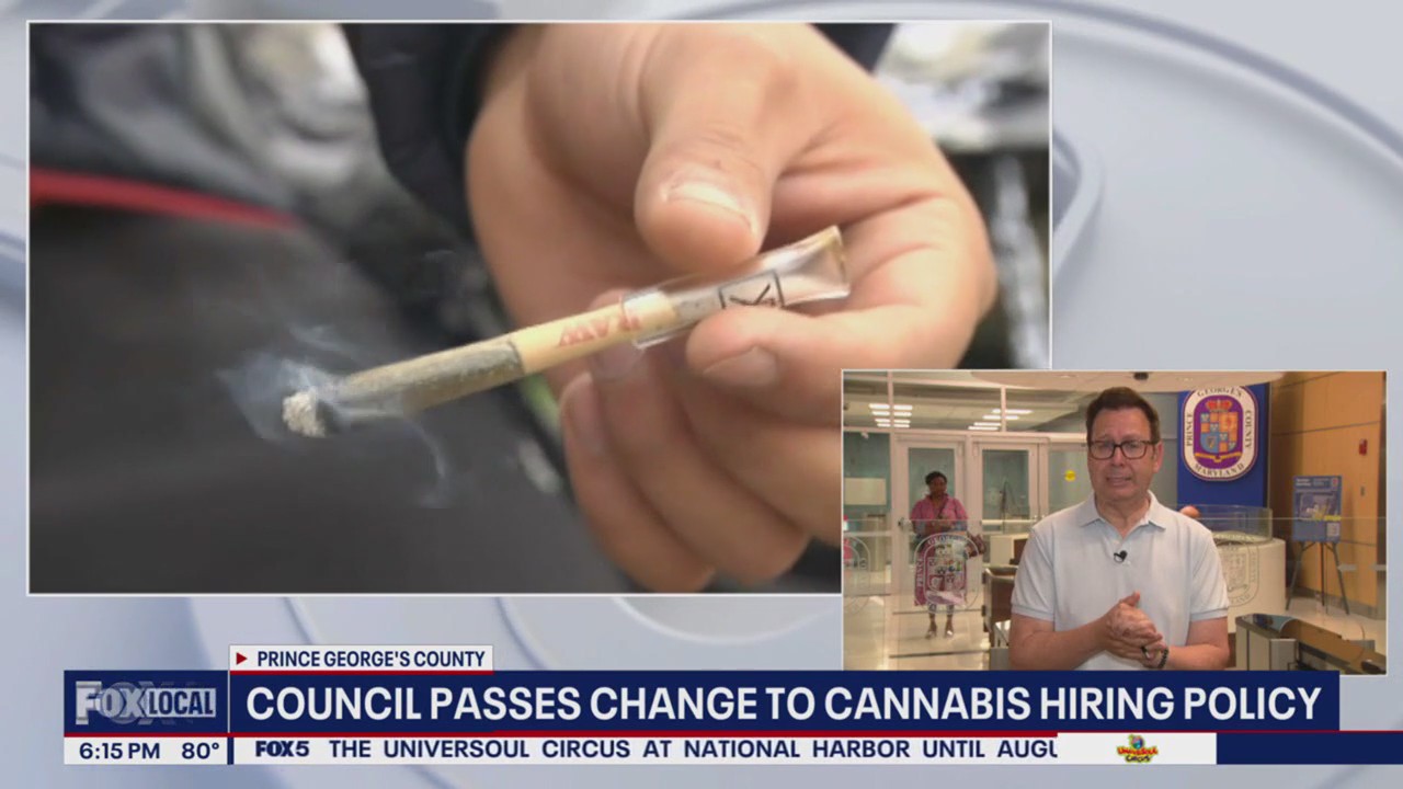 Prince George's County passes change to cannabis hiring policy for police, fire