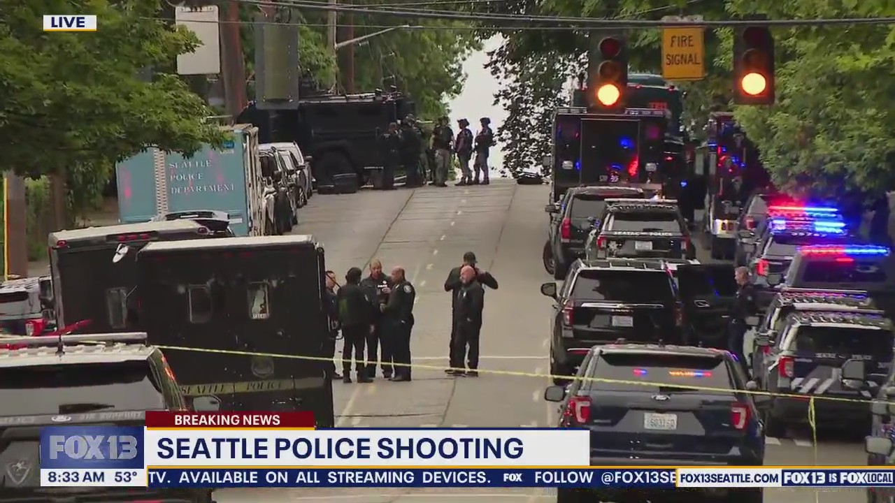 Major police presence for 2 shootings in Seattle