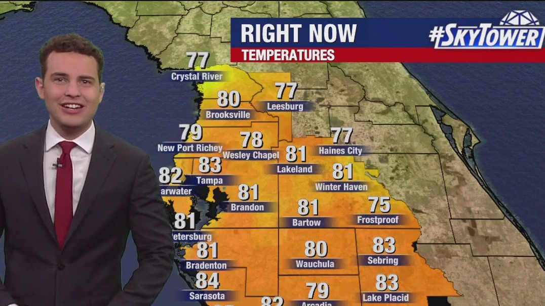 Tampa Weather | Wednesday afternoon forecast