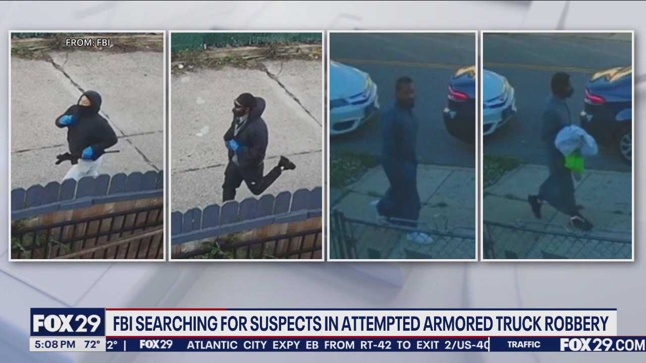 New images: Suspects wanted by FBI for attempted armored truck robbery