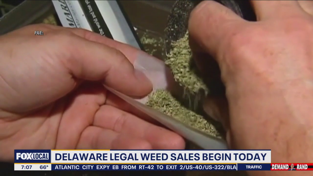 Recreational marijuana sales begin in Delaware