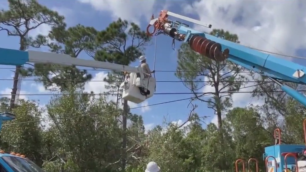 PG&E crews help with power restoration in Florida after hurricane