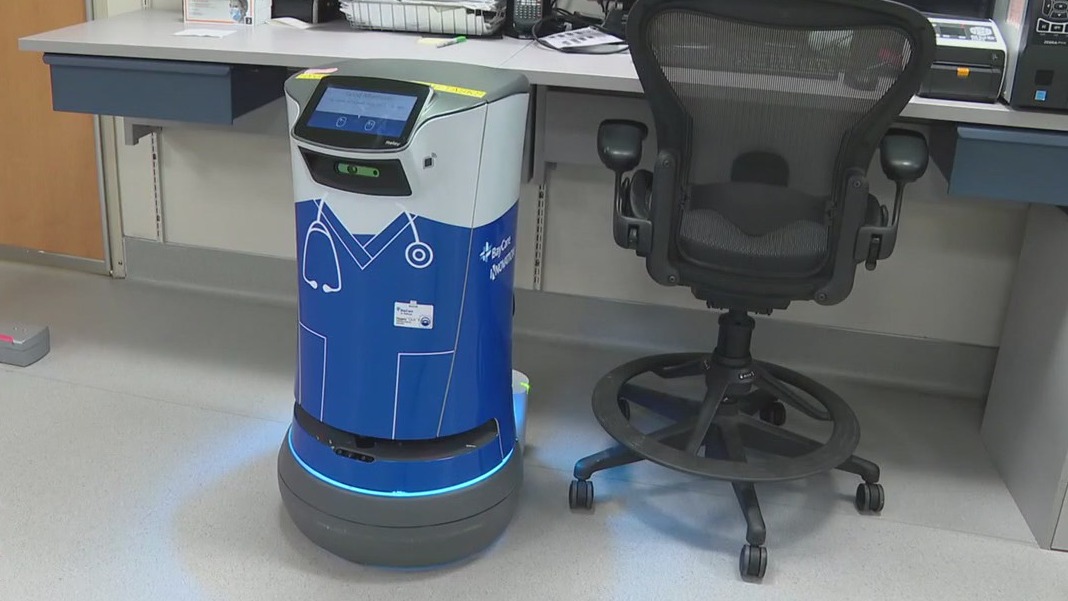 Robots help nurses at St. Anthony's Hospital