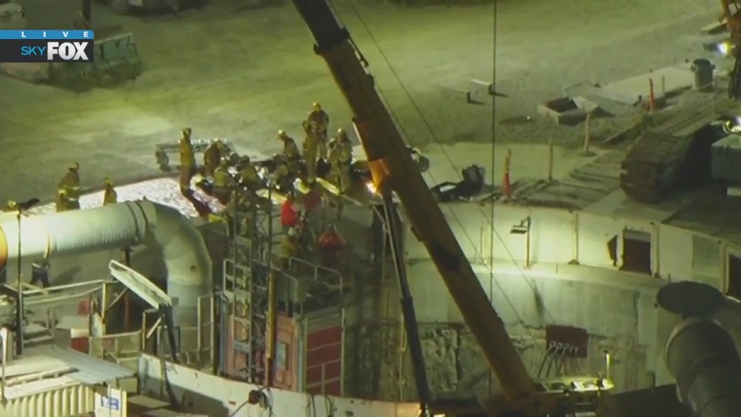 Tunnel collapse in Wilmington traps 15 workers
