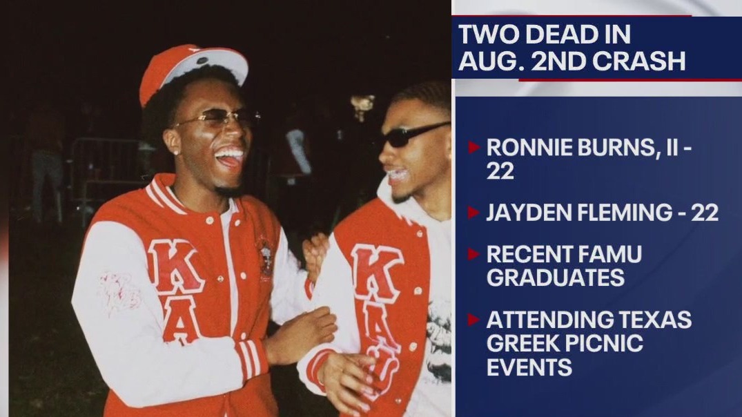 Fraternity brothers killed in fiery crash over the weekend