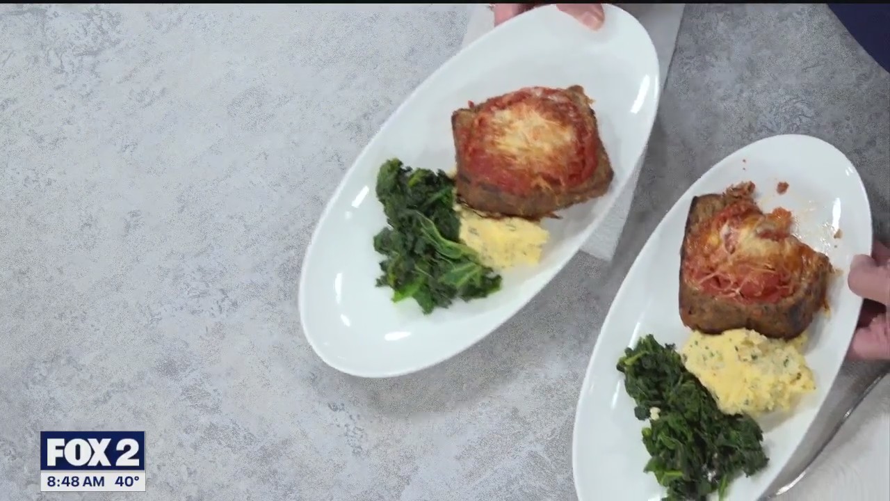 Andiamo Chef Jim Oppat makes Italian Meatloaf “Polpettone” with Creamy Polenta