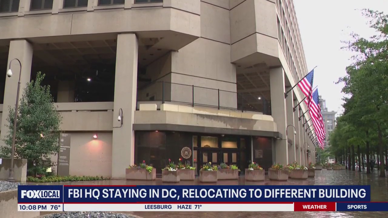 FBI headquarters to stay in DC; move to different building