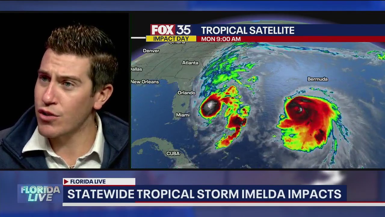 Latest track for Tropical Storm Imelda: Impact on Fla.
